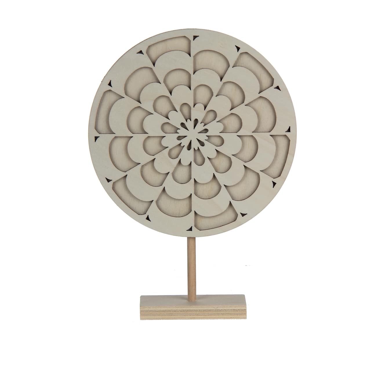 Jonathan Adler x Michaels 8.5" Op Art Flower DIY Wood Tabletop Décor with Stand
